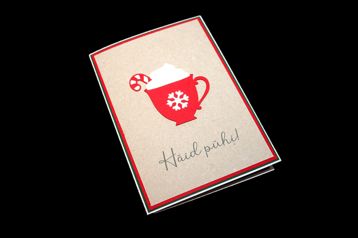 Jõulukaart tassiga