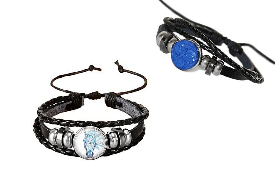 Kihiline käevõru nahkpaelte ja trukkidega